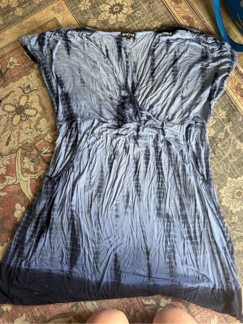 ONYX blue/purple tie dye dress